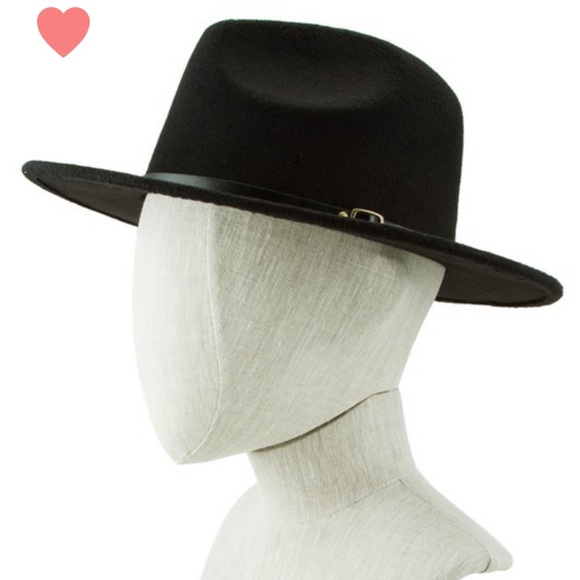 ? Adjustable Fedora Flat Brim Belt Buckle Hat ?